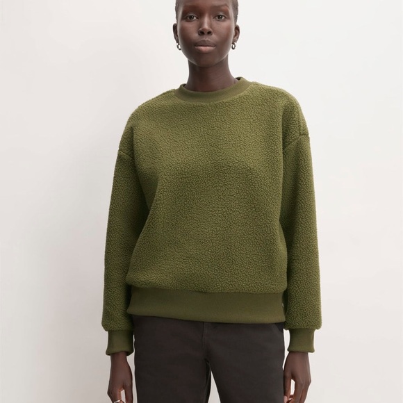 Everlane Tops - Everlane THE RENEW FLEECE OVERSIZED CREW